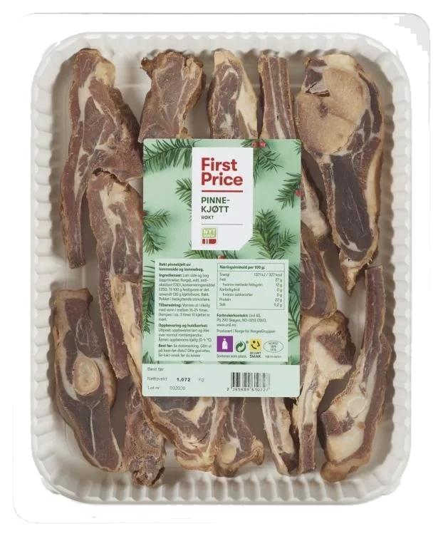 Pinnekjøtt Røkt Ca1kg First Price