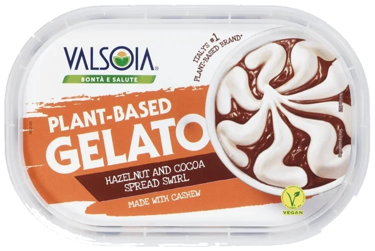 Gelato Hasselnøtt&Sjoko 400ml Valsoia