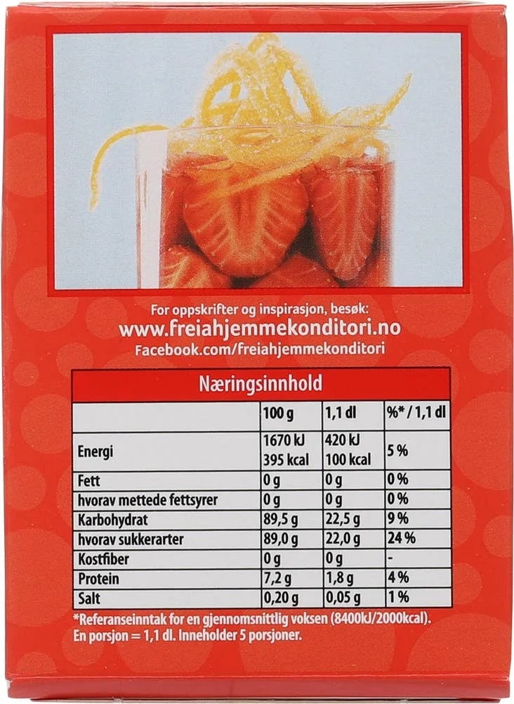 Jordbærgelé