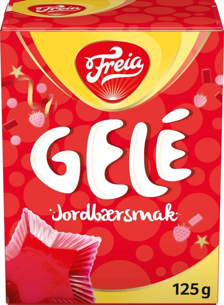 Jordbærgelé