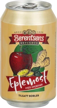 Eplemost & Ingefær med Bobler 6x0.33l bx