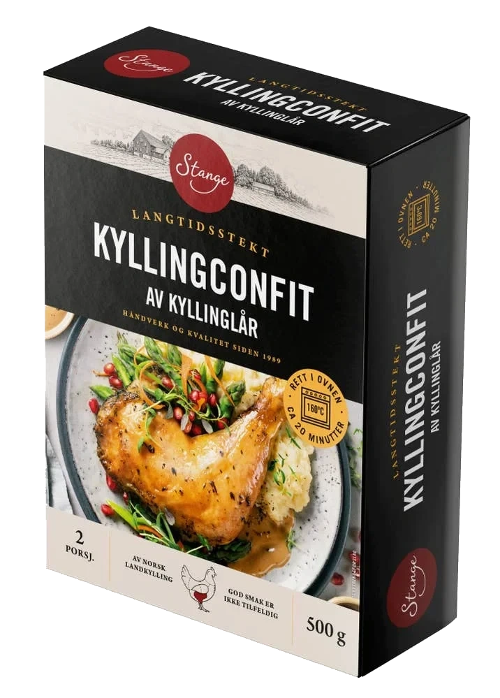 Confit av kylling