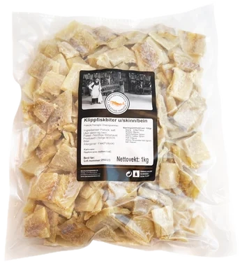 Klippfiskbiter 1,0kg