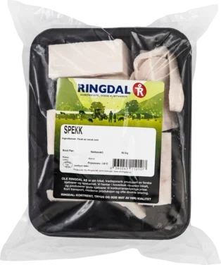 Spekk i Plastbeger Ringdal