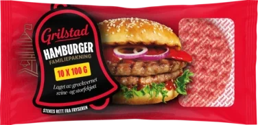 Familieburger 1000g Grilstad