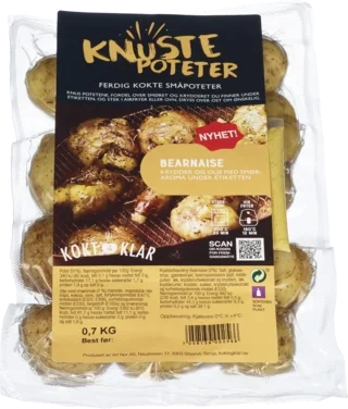 Knuste Poteter Bearnaise 700g Kokt og Klar