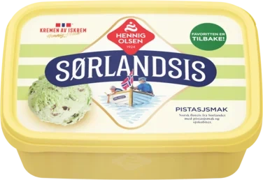 Sørlandsis Pistasjsmak Fløteis 1,2l