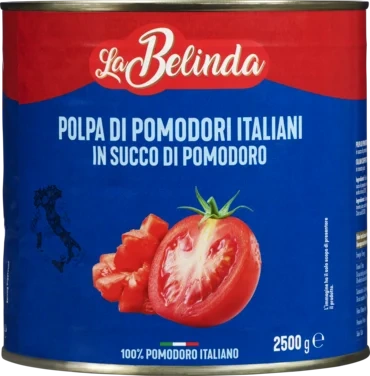 Hakkede Tomater 2,5kg La Belinda