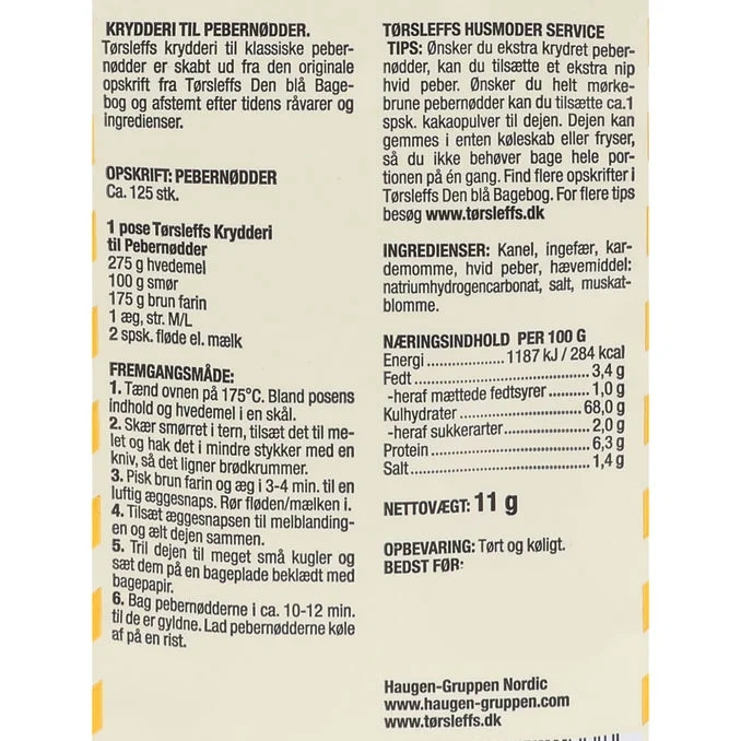 Pepparnöt Kryddor