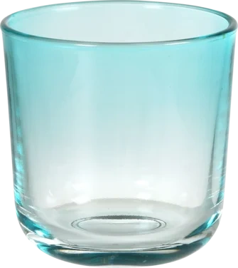 Lysholder Glass 81x72,5mm Ouri Mint Blå