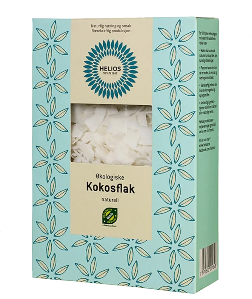 Helios Kokosflak naturell 100 gr