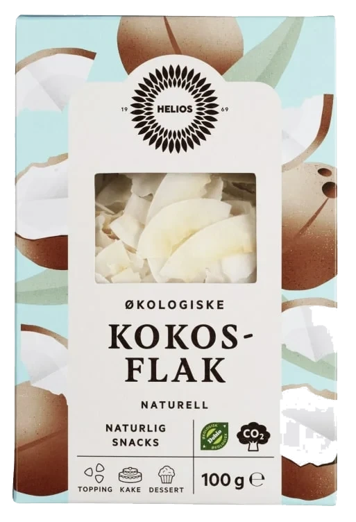 Helios Kokosflak naturell 100 gr