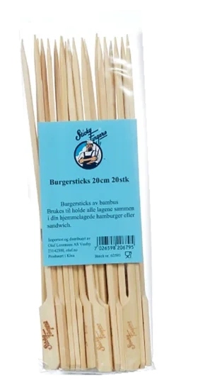 Burgersticks 20cm 20stk