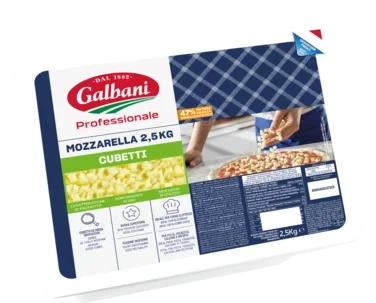 Galbani Professionale Mozzarella Cubetti 2,5 kg