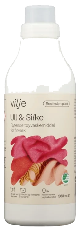 Vilje Tøyvask Ull&Silke Flytende 900ml