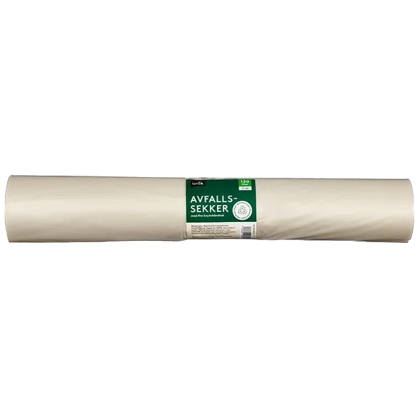 Avfallssekk Transparent 120l 10stk Unik