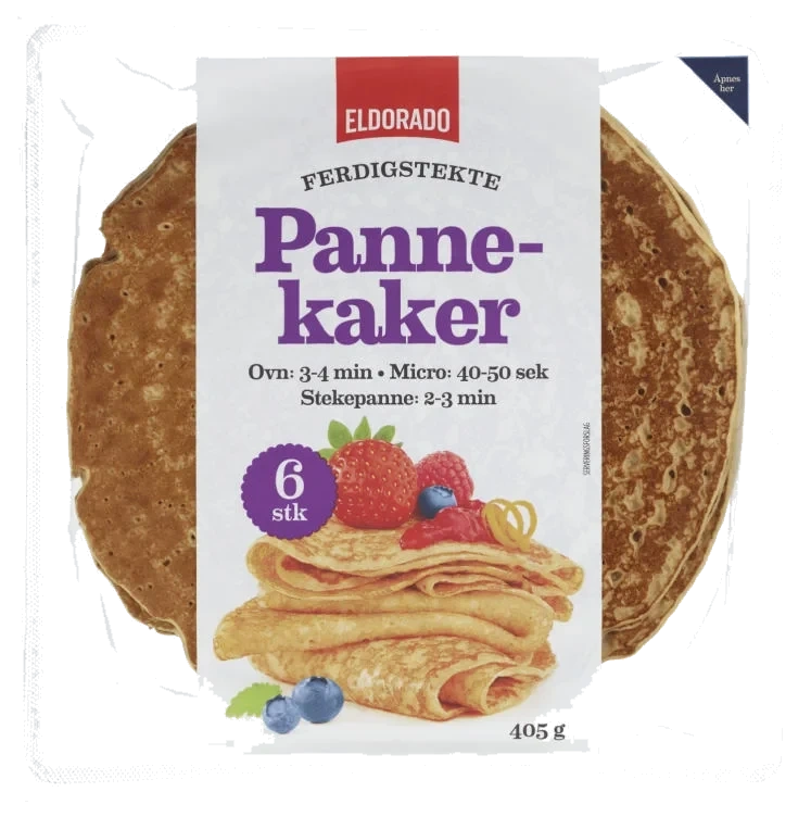 Pannekaker 6stk Eldorado