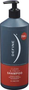 Define Men Clean & Fresh Shampo 750ml