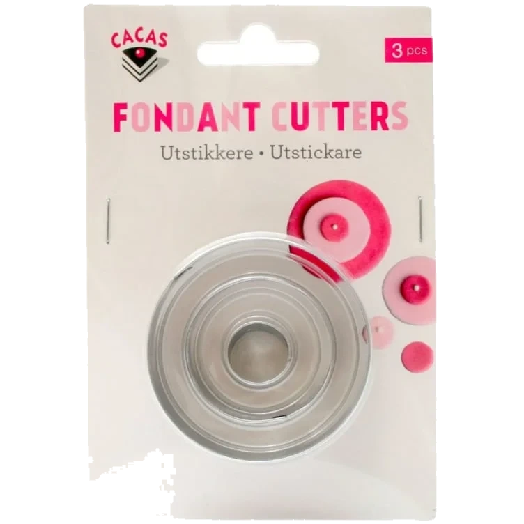 Utstikker Runde Sett Av 3stk Cacas