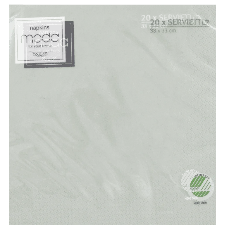 Moda Serviett Grønn 33cm 20stk