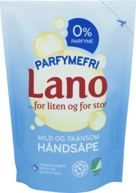 Lano Parfymefri Håndsåpe Refill 300ml