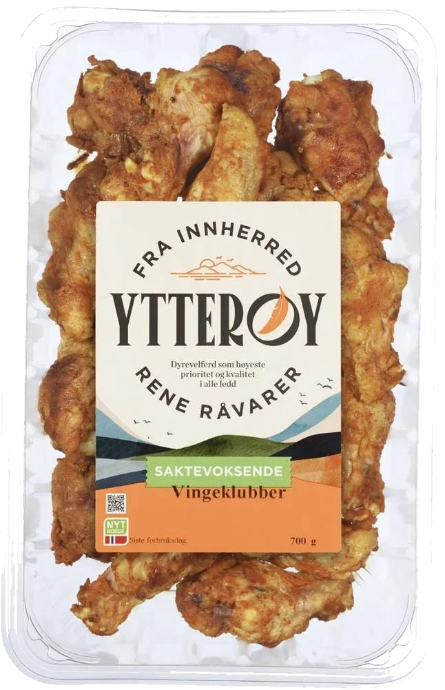 Grillede vingeklubber