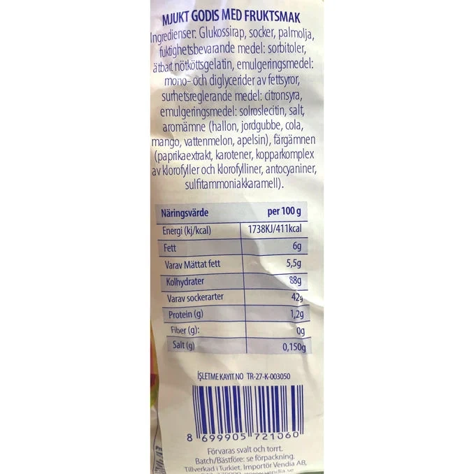 Fruktgodis Slim Toffee