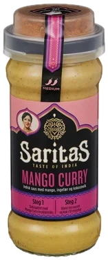 Mango Curry 360 g med Toppkrydder Saritas