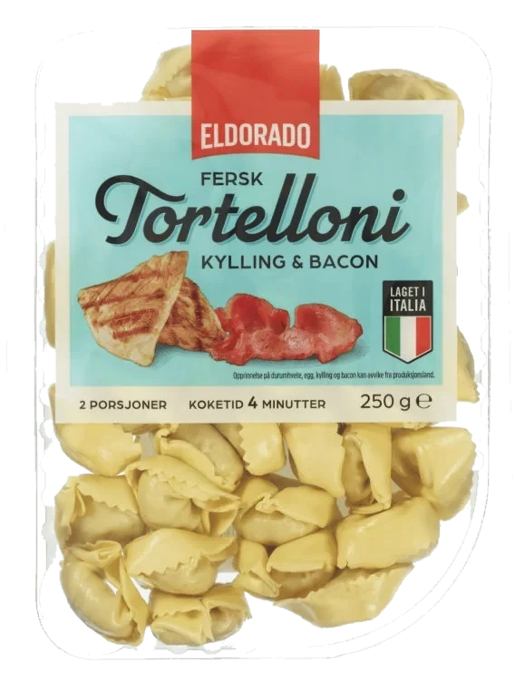 Tortelloni Kylling&Bacon 250g Eldorado
