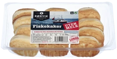 Fiskekaker uten melk Rørvik 600g  