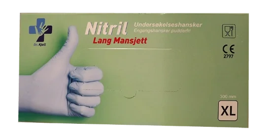 Nitrilhansker STR XL 100stk