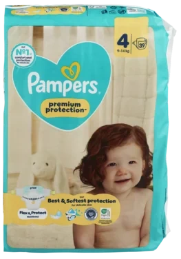 Pampers Bleier Prem Prot S4 9-14kg 39stk