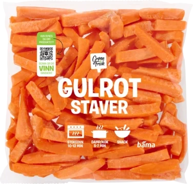 Gulrot Staver 400g