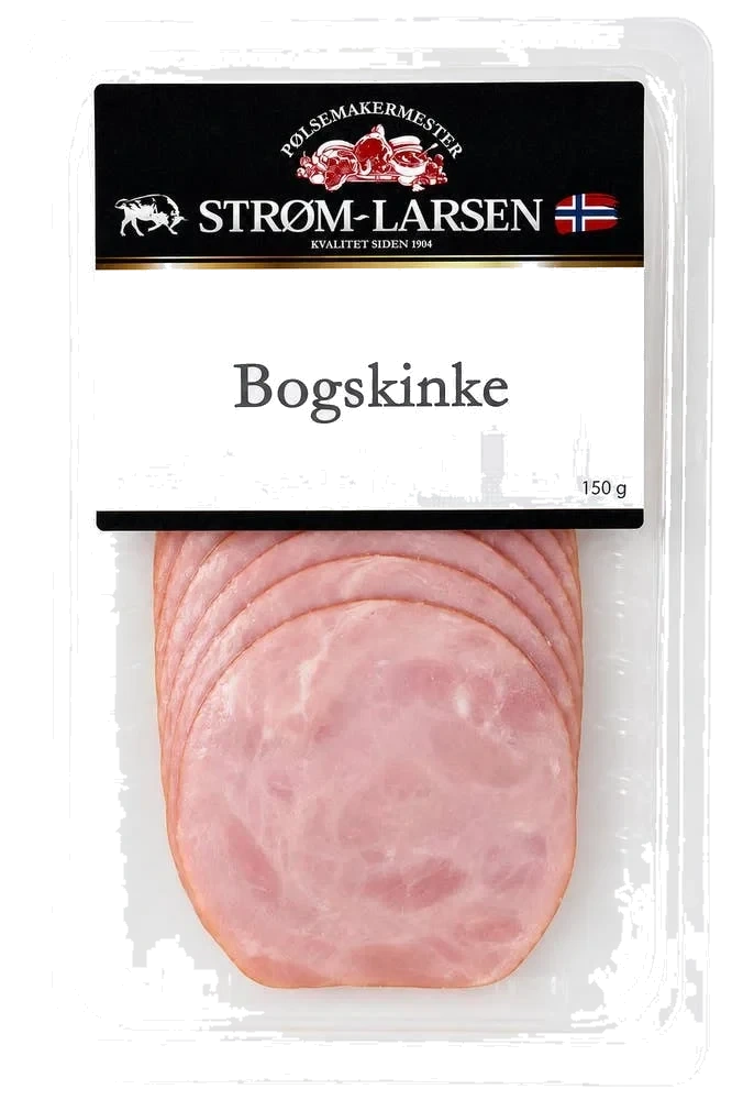 Bogskinke bøkerøkt skivet