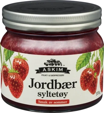 Jordbærsyltetøy 370g Askim