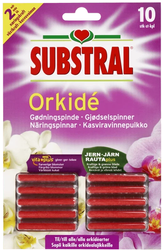 Substral Orkide Gjødningspinner 10stk
