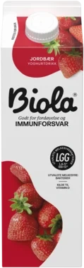 Biola Jordbær 1l Tine