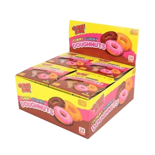 Yummy Gummy Doughnuts (Kartong  24 x 21g)