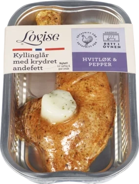 Kyllinglår Hvitløk og Pepper med Andefett 270g Enh Lovise
