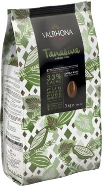 Melkesjokolade 33% Tanariva 3kg Valrhona