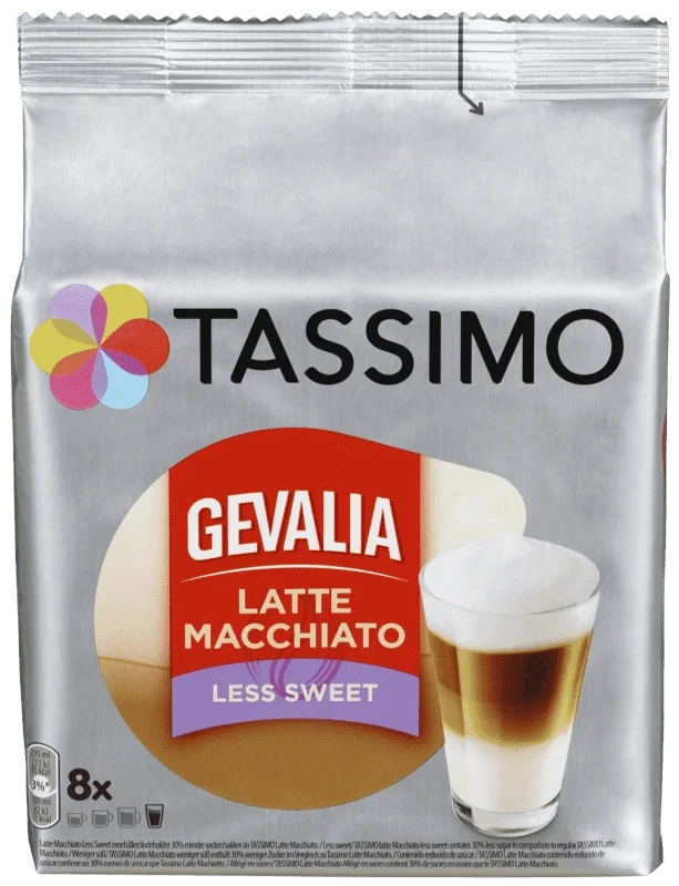 Tassimo Gevalia Lm Less Sweet 8stk