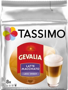 Tassimo Gevalia Lm Less Sweet 8stk