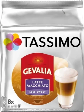 Tassimo Gevalia Lm Less Sweet 8stk