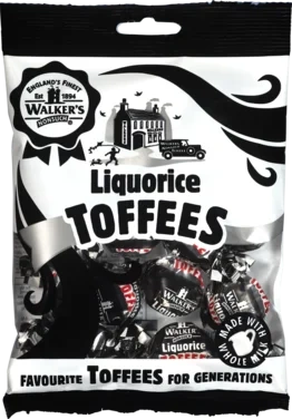 Walkers Liquorice Toffees 119g