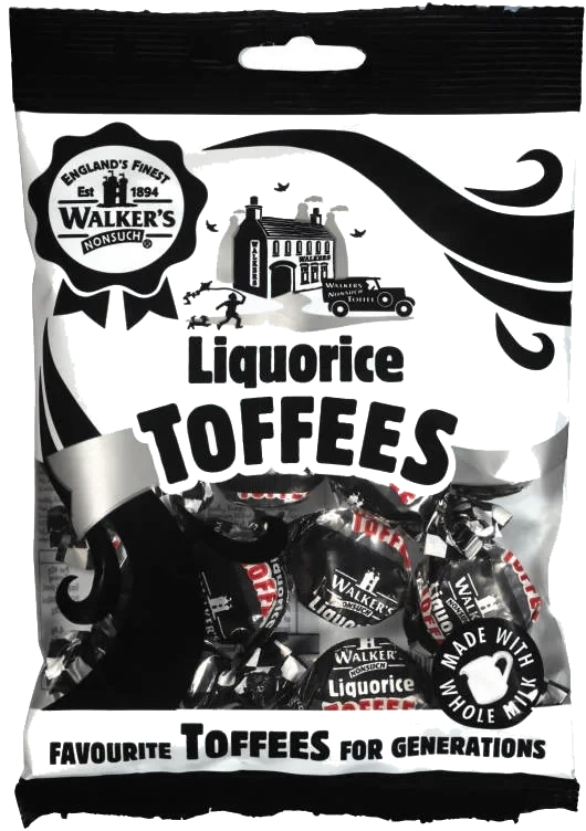 Walkers Liquorice Toffees 119g
