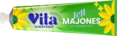 Majones Lett 175g Tube Vita Hjertego'