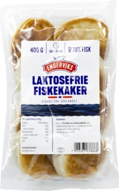Fiskekaker Laktosefri 70% Engerviks