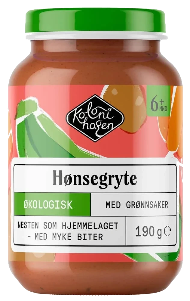 Hønsegryte med grønnsaker