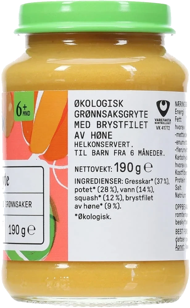 Hønsegryte med grønnsaker