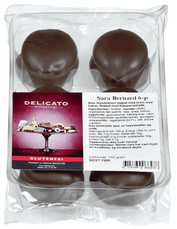 Sara Bernard 6pk 150g Delicato